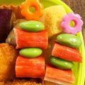 カプチッチ's cooksnap of when they made お弁当に♪＊カニカマと枝豆の彩りピック＊.
