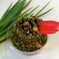 ちょべぷぅ's cooksnap of when they made ニラとネギの辛味噌ジャン★スタミナ保存食.