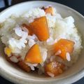 jonthon's cooksnap of when they made ホクホクさつまいものおこわ♪.