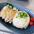 あんちゃん1111's cooksnap of when they made ＊簡単！炊飯器で！海南チキンライス＊.