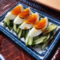 クック7YH7SY☆'s cooksnap of when they made ゆで卵とキュウリのサラダ　ピータン風.