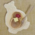tukune_m's cooksnap of when they made 牛乳なし薄力粉から♡豆腐のホットケーキ.