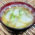 料理男子部🍻's cooksnap of when they made 大根と玉ねぎのお味噌汁.