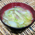 料理男子部's cooksnap of when they made 作るたび祖母を思い出す　みょうがの味噌汁.