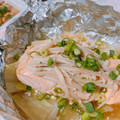 _り。's cooksnap of when they made 旬を食べよう！鮭のホイル蒸し.