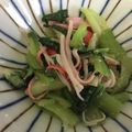 sphan's cooksnap of when they made チンゲン菜とカニカマの和え物.