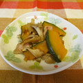 龍青空ママ's cooksnap of when they made 簡単！かぼちゃと舞茸のマヨネーズ炒め.