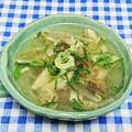 ととろ＆めい's cooksnap of when they made もやしと豚細切りの和風スープ.