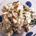 ＠てぃま's cooksnap of when they made 木綿豆腐と3つ葉と塩昆布のサラダ♡.