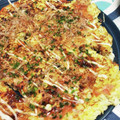 はしびろ★'s cooksnap of when they made 残ったそうめんリメイク☆簡単お好み焼き風.