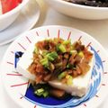 クックE662AA☆'s cooksnap of when they made 搾菜(ザーサイ)で中華風冷奴.