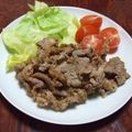 ロシアン's cooksnap of when they made -さっぱり旨っღ豚コマ炒め♥♡-.