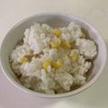 papikun's cooksnap of when they made コーンとウインナーの簡単炊飯器ピラフ♪.
