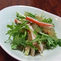 ロシアン's cooksnap of when they made 中華くらげと　ちくわと　野菜.