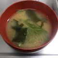 ぜんだいママ's cooksnap of when they made 明日葉のお味噌汁.
