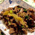 マルとバサロ's cooksnap of when they made ナスと挽肉のコク旨炒め.