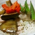 ジョニー・スミス's cooksnap of when they made 豚しゃぶとなすはこれ！夏野菜のっけ素麵.
