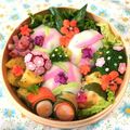 Kotomama☆'s cooksnap of when they made 板かまぼこのお花おにぎり♫チーズ入り.
