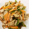 YOU1416's cooksnap of when they made ＊豚コマとピーマンと椎茸の旨味醤油炒め＊.