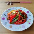 Newチヨコっと♪'s cooksnap of when they made パプリカとしめじのバターポンソテー.