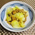 oooooo312's cooksnap of when they made キャベツとひき肉のカレーチーズ炒め.