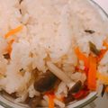 クックS5N2AF☆'s cooksnap of when they made 生姜が香る　芽ひじきの簡単炊き込みご飯.