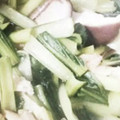 kyokoha's cooksnap of when they made 簡単★小松菜と油揚げの塩麹炒め★.
