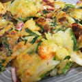 ティ子's cooksnap of when they made ◆簡単♡外サクサク中もちもち チヂミ◆.
