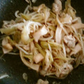 あおたいそう's cooksnap of when they made 豚肉もやしとエリンギ 長ネギの中華炒め.