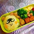 たにたーに's cooksnap of when they made ポンポコ♪たぬきくん＊キャラ弁.