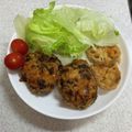クック0FEBSO☆'s cooksnap of when they made ｼｬｷｼｬｷ蓮根と大量大葉入りの鶏つくね.