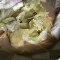 葉月優希's cooksnap of when they made スパゲティをラーメンの麺にする新たな方法.