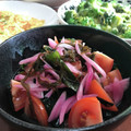 Superlittleboo's cooksnap of when they made ミニトマトとわかめのもずく酢.