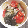 ぽんぽこ♩'s cooksnap of when they made トマトとキュウリのもずく酢和え.