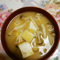 くネコまろす's cooksnap of when they made 厚揚げとしめじの味噌汁♪.