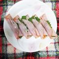 kumi4852's cooksnap of when they made カラシが決めて！ハムのシソにんじん巻き.