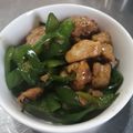 RIKOTORA's cooksnap of when they made 鶏胸肉とピーマンの青椒肉絲風☆豚こまでも.