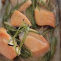 tamago大好き's cooksnap of when they made レンジで秋鮭ともやしのチャンチャン焼き風.