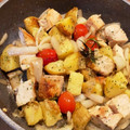 panther55's cooksnap of when they made 胸肉とジャガイモのアヒージョ風炒め！.