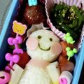 三人の天使ママ☆'s cooksnap of when they made キャラ弁☆梅雨弁てるてる坊主とかたつむり.