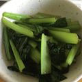 ゆ0518か's cooksnap of when they made 小松菜のバター醤油.