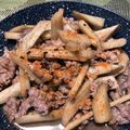 おまんまママ's cooksnap of when they made 牛肉とごぼうの甘辛炒め.