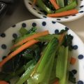 hrmta's cooksnap of when they made 小松菜のからし醤油和え.