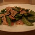 あや村's cooksnap of when they made さやえんどうのクレソル＆ガーリック炒め♪.
