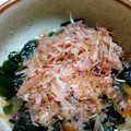 ミラクルクルygro's cooksnap of when they made ☆さっともう一品♪乾燥わかめのお浸し☆.