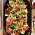 みこふ◉'s cooksnap of when they made グリルで簡単☆なすとトマトのチーズ焼き.