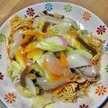 2880naaao's cooksnap of when they made 残り物野菜で簡単皿うどん.