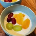＊＊もっさん＊＊'s cooksnap of when they made ぶどうとオレンジのヨーグルト＊蜂蜜がけ.