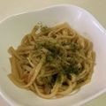 papikun's cooksnap of when they made 長ネギのあっさり醤油焼きうどん.