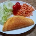 ポニーリボン's cooksnap of when they made 卵1個deふわふわ♡スフレオムレツ.
